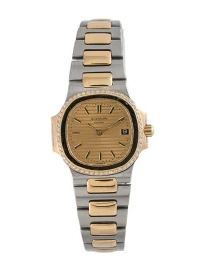 Pre-owned Patek Philippe Nautilus Watch, 27mm In Multi
