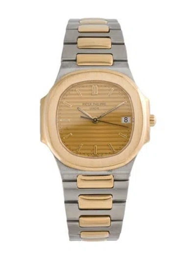 Pre-owned Patek Philippe Nautilus Watch, 33mm In Multi
