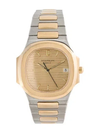 Pre-owned Patek Philippe Nautilus Watch, 33mm In Multi