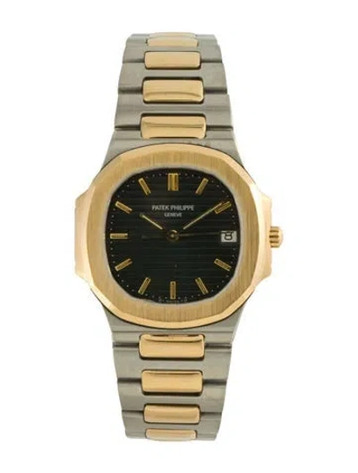 Pre-owned Patek Philippe Nautilus Watch, 33mm In Multi