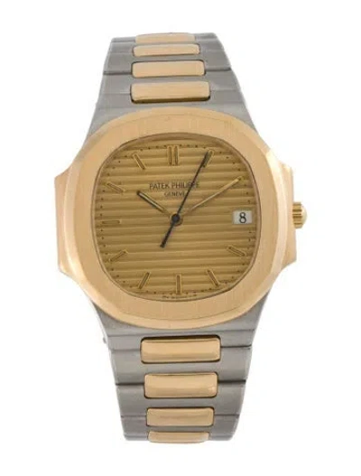 Pre-owned Patek Philippe Nautilus Watch, 33mm In Multi