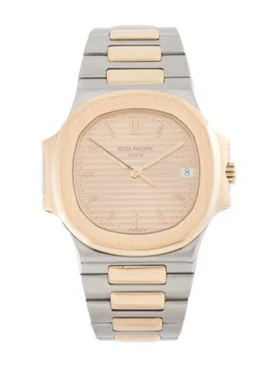 Pre-owned Patek Philippe Nautilus Watch, 38mm In Multi