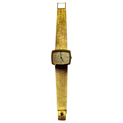 Pre-owned Patek Philippe Patek Phillipe 18 Karat Yellow Gold Textured Gold Vintage Estate Watch