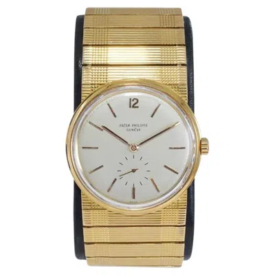 Pre-owned Patek Philippe Patek Rose Gold Automatic Watch Ref 2584, Circa 1956 In Red