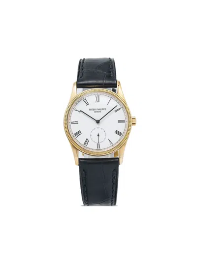 Pre-owned Patek Philippe  Calatrava 30mm In White