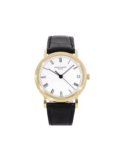 Pre-owned Patek Philippe  Calatrava 33mm In White
