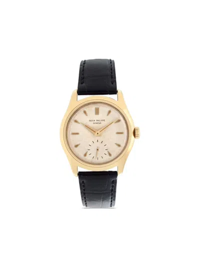 Pre-owned Patek Philippe  Calatrava 33mm In White