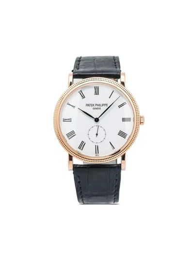 Pre-owned Patek Philippe  Calatrava 36mm In White