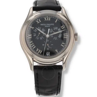 Patek Philippe Annual Calendar Automatic Moon Phase Black Dial Unisex Watch 5035g In Black / Gold / Gold Tone / White
