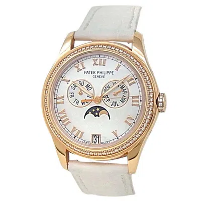 Patek Philippe Annual Calendar Automatic Moon Phase Diamond Men's Watch 4936r-001 In White
