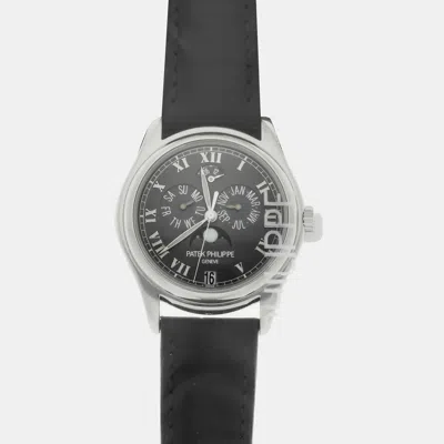 Pre-owned Patek Philippe Complications Annual Calendar 5056p-001 In Black