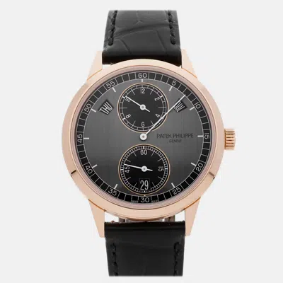 Pre-owned Patek Philippe Complications Annual Calendar Regulator Men's Watch Automatic 40 Mm In Gray