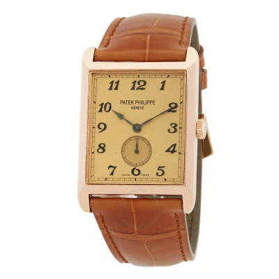 Patek Philippe Gondolo Hand Wind Men's Watch 5109r In Brown / Gold / Rose / Rose Gold