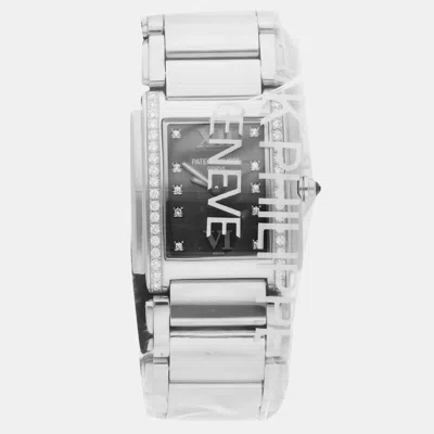 Pre-owned Patek Philippe Twenty~4 4910/10a-010 In Grey