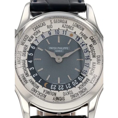 Patek Philippe World Time Gmt Automatic Day-night Blue Dial Unisex Watch 5110p