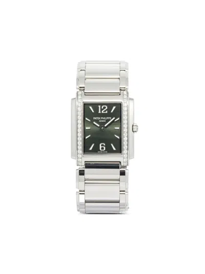 Pre-owned Patek Philippe  Twenty~4 25mm In Green