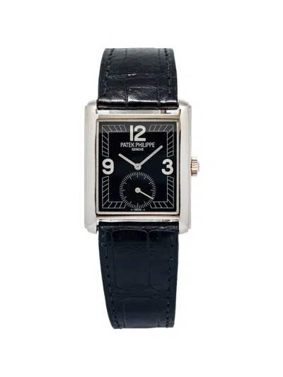 Pre-owned Patek Philippe Rectangular Black 30mm Watches