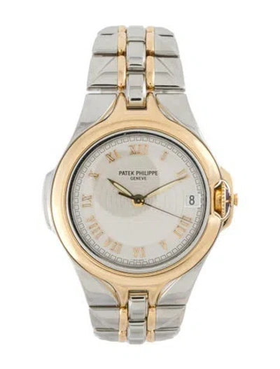 Pre-owned Patek Philippe Sculpture Watch, 37mm In Multi