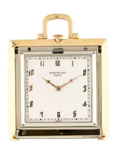 Pre-owned Patek Philippe Travel Desk And Pocket Watch In Multi