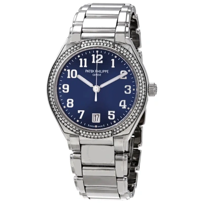 Patek Philippe Twenty 4 Automatic Blue Sunburst Dial Diamond Ladies Watch 7300/1200a-001