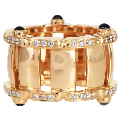Pre-owned Patek Philippe Twenty 4 Diamond Sapphire 18k Yellow Gold Ring