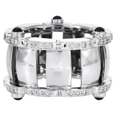 Pre-owned Patek Philippe Twenty 4 Diamond Sapphire White Gold Ring