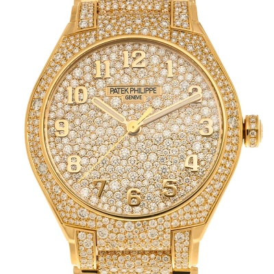 Patek Philippe Twenty~4 Gemset Automatic Ladies Watch 7300-1450r-001 In Gold
