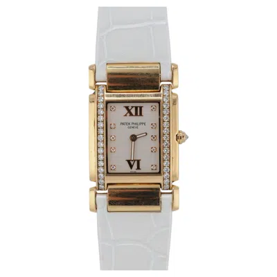 Pre-owned Patek Philippe Twenty~4 Ref. Diamonds 4920r-010 In 18k Rose Gold In Red