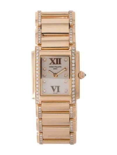 Pre-owned Patek Philippe Twenty-4 Watch, 22mm In Multi