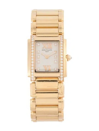 Pre-owned Patek Philippe Twenty~4® Watch, 22mm In Multicolor