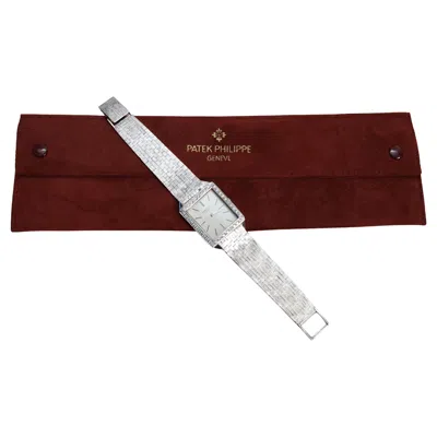 Pre-owned Patek Philippe Vintage 18k White Gold  Reference 3491 Diamond Watch - 81.0g
