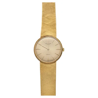 Pre-owned Patek Philippe Vintage 1970s  Calatrava 3246 18k Yg G�belin Dial Manual 32mm In Multiple