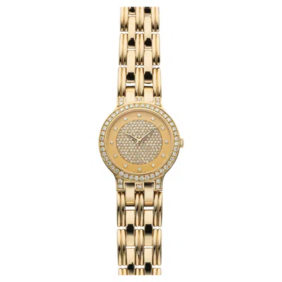 Pre-owned Patek Philippe Vintage 1990s  Dress 3963/1j 18k Yg Pave Dial Manual 32mm In Multi