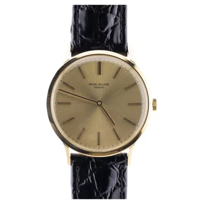 Pre-owned Patek Philippe Vintage Calatrava Reference 3484 In 18 Karat Yellow Gold