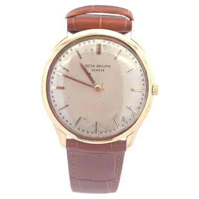 Pre-owned Patek Philippe Vintage  Calatrava Dress Watch, 18k Yellow Gold, 33mm, 1960s