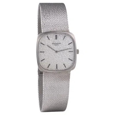 Pre-owned Patek Philippe Vintage  Wristwatch 18kt White Gold, Circa 1980's