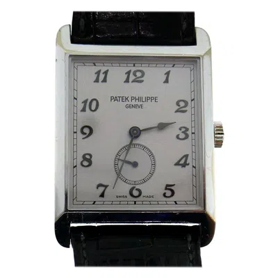 Pre-owned Patek Philippe White Gold Manual Wind Wristwatch