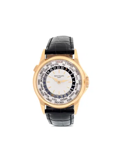 Pre-owned Patek Philippe World Time 37mm In White