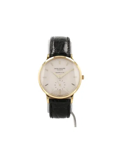 Pre-owned Patek Philippe X Tiffany & Co 1980 Calatrava 33mm In White