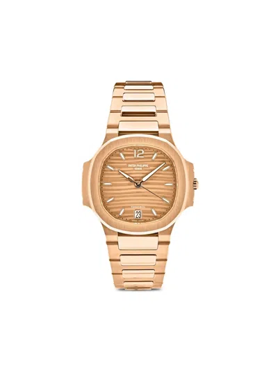 Pre-owned Patek Philippe X Tiffany & Co. 2022 Nautilus 35mm In Gold