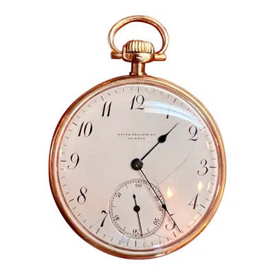 Pre-owned Patek Philippe Xix Century Open-face 18k Gold Pocket Watch In Multi