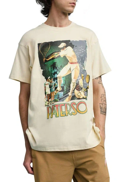 Paterson Ace Graphic T-shirt In Cream