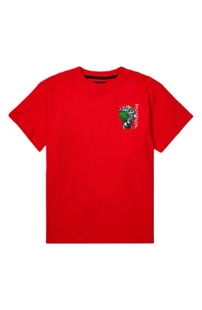 Paterson Match Point Graphic T-shirt In Red