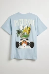 PATERSON MONACO PRIX TEE IN LIGHT BLUE, MEN'S AT URBAN OUTFITTERS