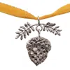 Patience Brewster Women's Acorn & Bough Necklace In Silver In Metallic