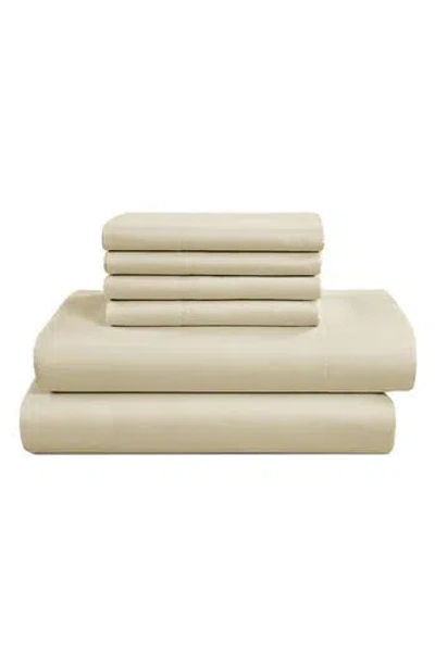 Patina Vie Maison 1000 Thread Count Egyptian Cotton 6-piece Sheet Set In Neutral