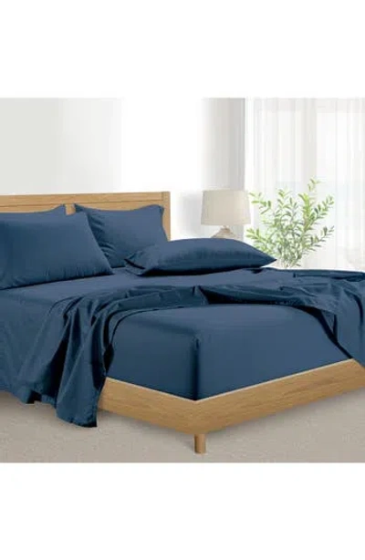 Patina Vie Maison 1000 Thread Count Egyptian Cotton 6-piece Sheet Set In Blue