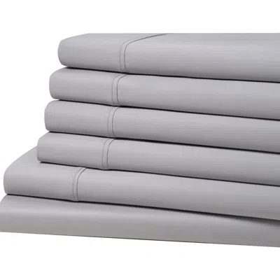 Patina Vie Maison 1500 Thread Count 6-piece Sheet Set In Gray