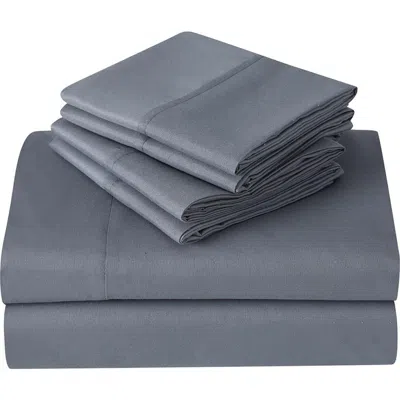 Patina Vie Maison 2000 Thread Count 6-piece Sheet Set In Gray