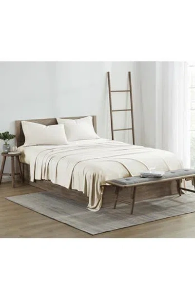 Patina Vie Maison 300 Thread Count Viscose Sheet Set In White